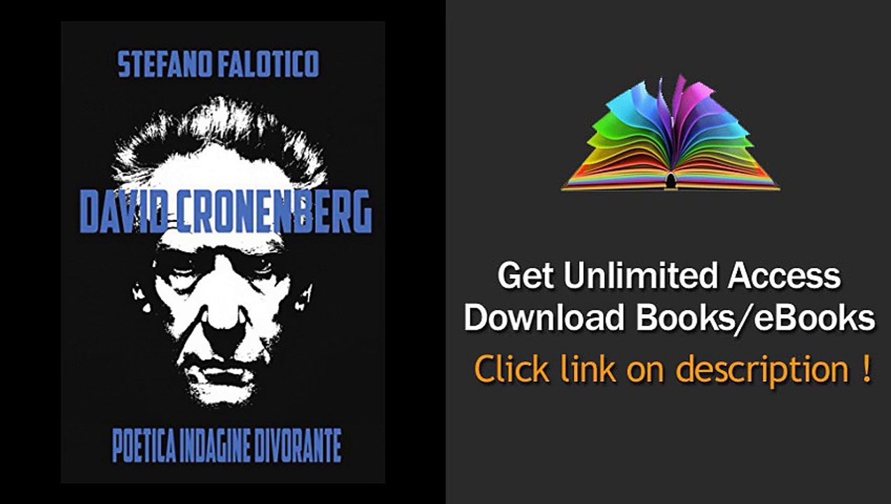 Download David Cronenberg poetica indagine divorante PDF