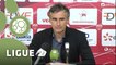 Conférence de presse Dijon FCO - Angers SCO (1-1) : Olivier DALL'OGLIO (DFCO) - Stéphane MOULIN (SCO) - 2014/2015