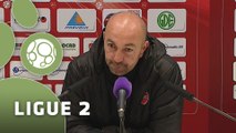 Conférence de presse Valenciennes FC - AC Arles Avignon (3-0) : David LE FRAPPER (VAFC) - Victor ZVUNKA (ACA) - 2014/2015