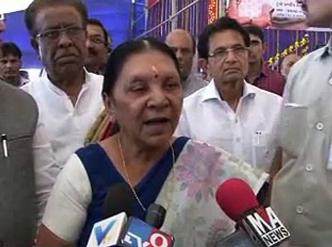 Gujarat CM Anandiben Patel talks at Bhuj Fatehgadh