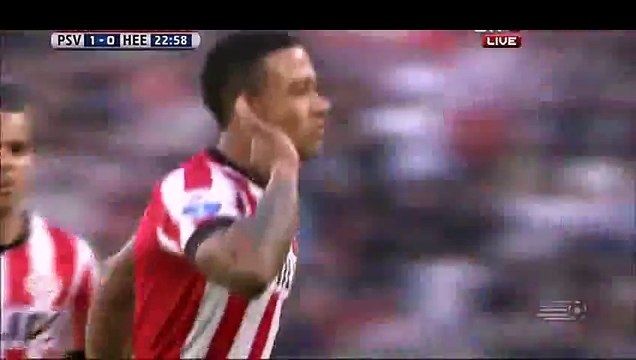 Memphis Depay 2-0 Amazing Goal - PSV Eindhoven - SC Heerenveen 18.04.2015 HD_(new)