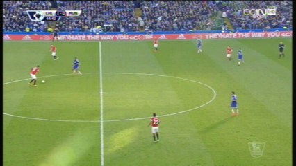 كورتوا ينقذ هجمة من 20 لمسة لمانشستر يونايتد