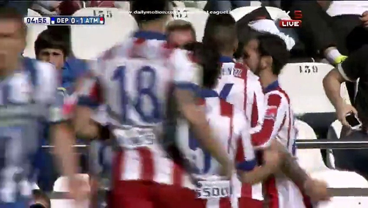 Fantastique retourné acrobatique d' Antoine Griezmann l | Deportivo La Coruna - Atletico Madrid