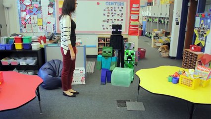 Monster School in Real Life: First Day - Minecraft Animation
