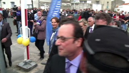 Hermione: Hollande célèbre la "frégate de la liberté"