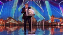 Britain's Got Talent 2015 - Marc Métral and Wendy talking dog Audition wow the judges