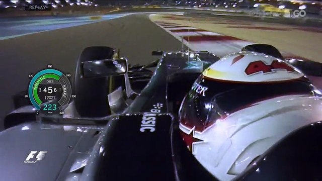 Lewis Hamilton Q3 Pole Position Lap Bahrain GP 2015