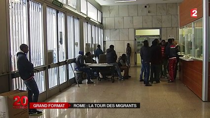 Rome, où des milliers de migrants se retrouvent bloqués
