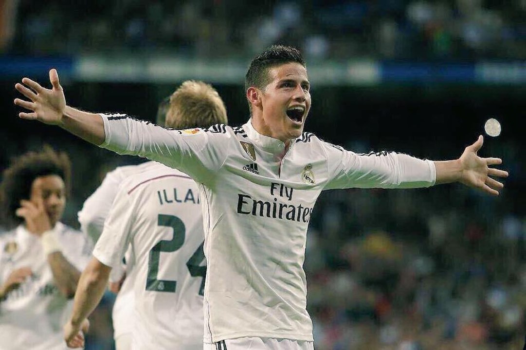 Gooool de James al Málaga