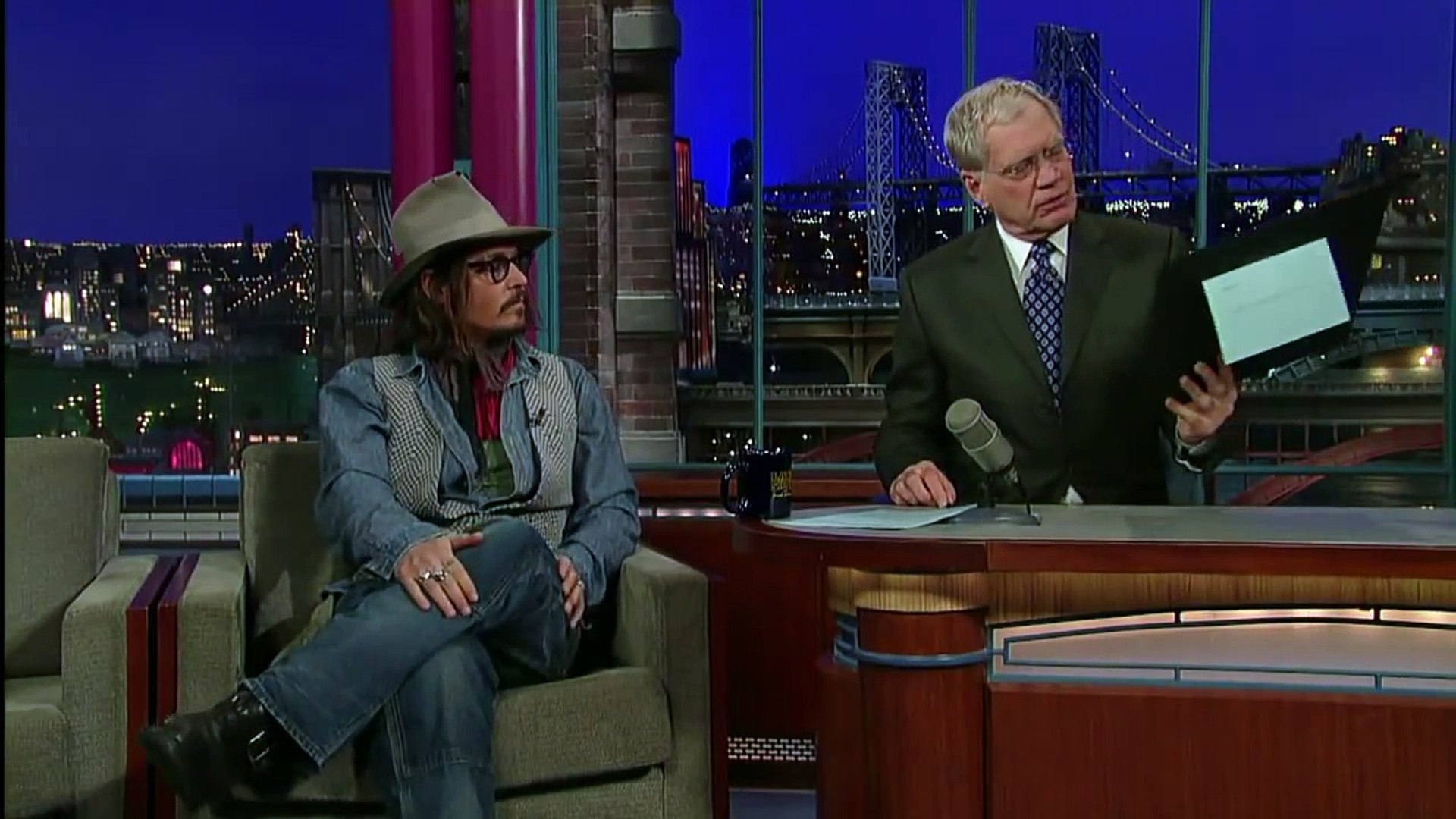 ⁣David Letterman - Johnny Depp Does Pacino