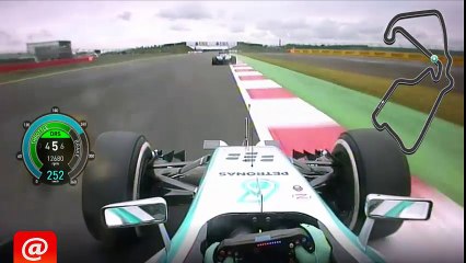 Nico Rosberg onboard Silverstone 2014