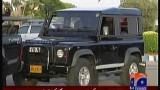 King Imran Niazi with VVVIP travel and VVVIP security protocol while his visit to Karachi