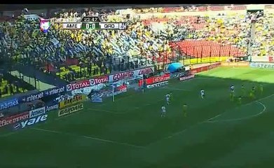 club america-queretaro 0-1 Yasser Corona amazing free-kick goal
