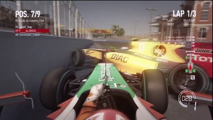 F1 2010 PS3 - Crash Montage with Commentary