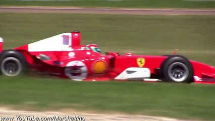 Ferrari F1 V10 vs V12 EPIC Sounds!