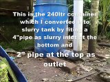 Homemade Biogas Plant .wmv