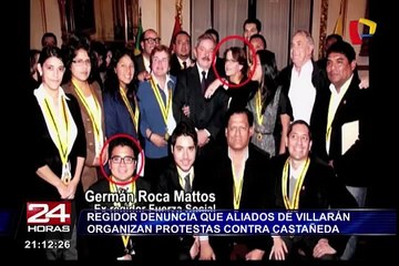 Regidor denuncia que aliados de Villarán organizan protestas contra Castañeda