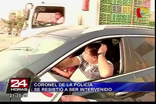 Comas: coronel en retiro se resistió a ser intervenido en operativo