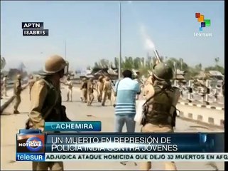 India: policía reprime manifestación en Cachemira, hay un muerto