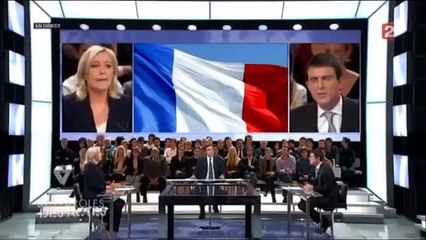 Manuel Valls RIDICULISE par Marine Le Pen gros clash !!!