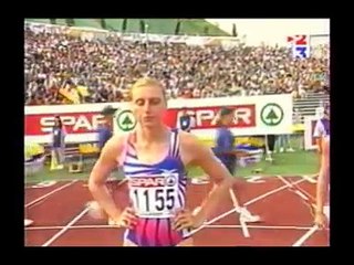 1998 Christine Arron record d'europe du 100m 10"73