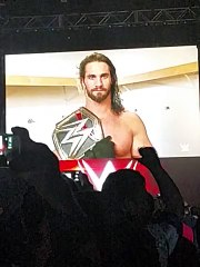 Promo Seth Rollins at WWELive in Hamburg, April 15th, 2015