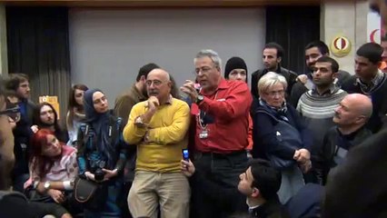 Edip Yüksel (T) ODTÜ'de Sevan Nişanyan ile Ayaküstü