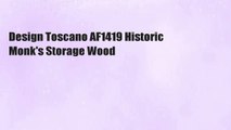 Design Toscano AF1419 Historic Monk's Storage Wood