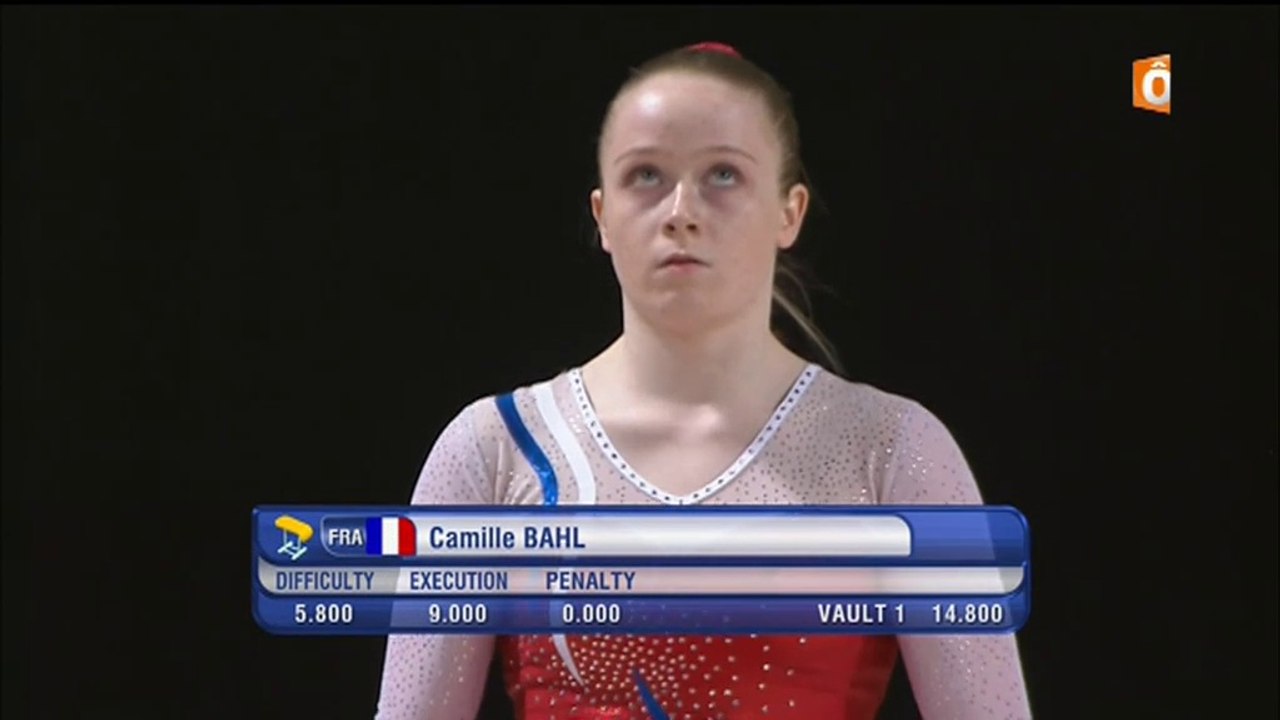 ChE gymnastique artistique 2015 - finales par appareil, 18 avril, partie 1 sur 3 (sol H, saut F)