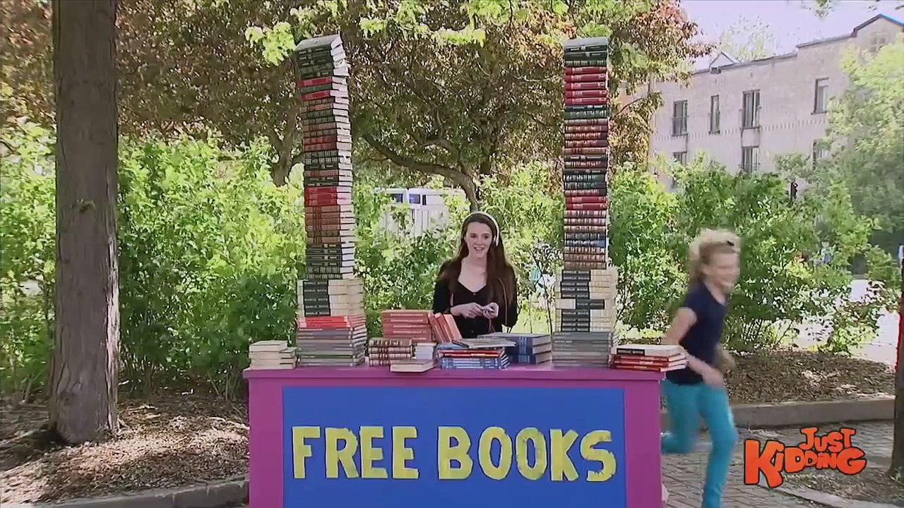 Falling Books Prank