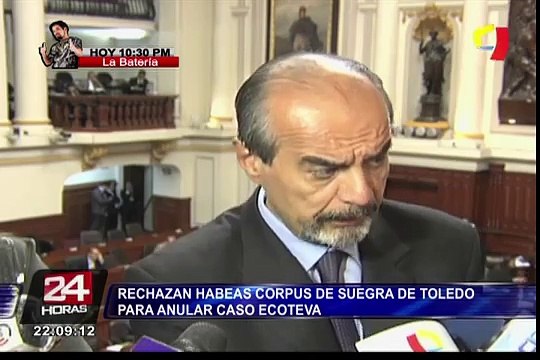 Rechazan hábeas corpus de suegra de Toledo para anular caso Ecoteva