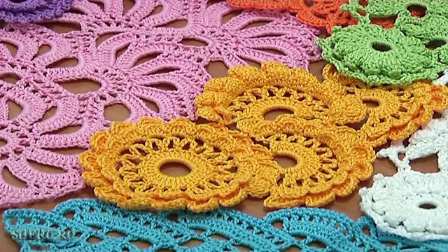 Crochet Lace Patterns Урок 9 часть 1 из 2 Ленточное кружево