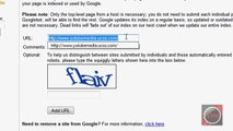 How To Submit Your WebSite To Google Search Engines-  Your URL