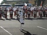 Stormtrooper Dances with Longhorn Band Drumline