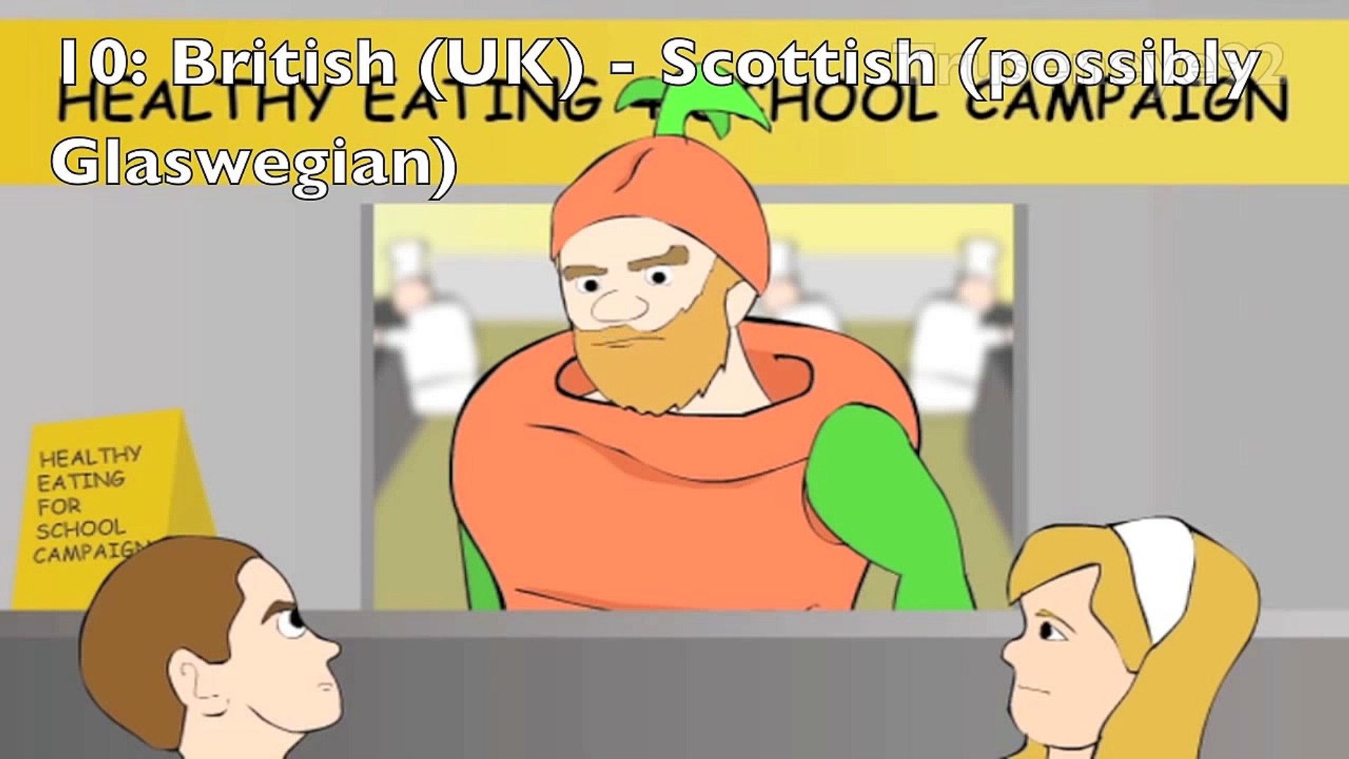 The English Language In 30 Accents (Animated)