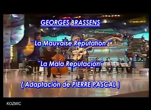 Brassens _ La mauvaise reputation (Subtitulado)