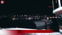 Bodrum'da kaçak teknesi battı
