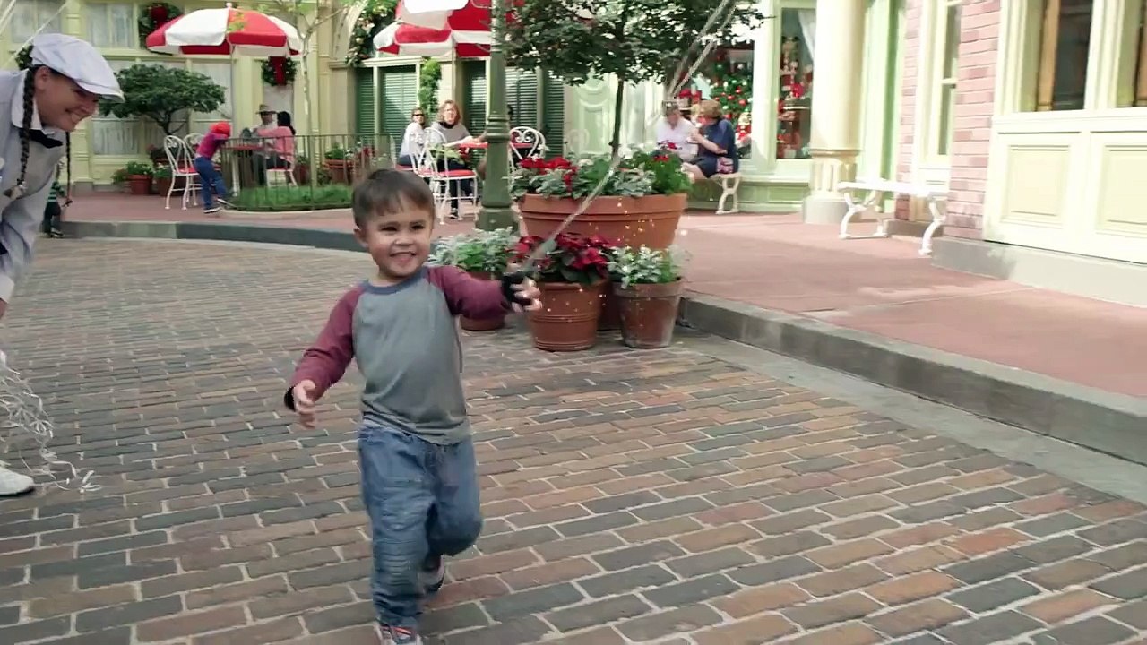 Action Movie Kid visits the Magic Kingdom