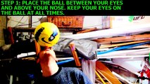 How To Do A Head Stall Ronaldinho Style TUTORIAL | Learn Soccer / Football Skills