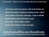 Penny Stock Investing - Penny Stock Trading Explained (Pt.1)