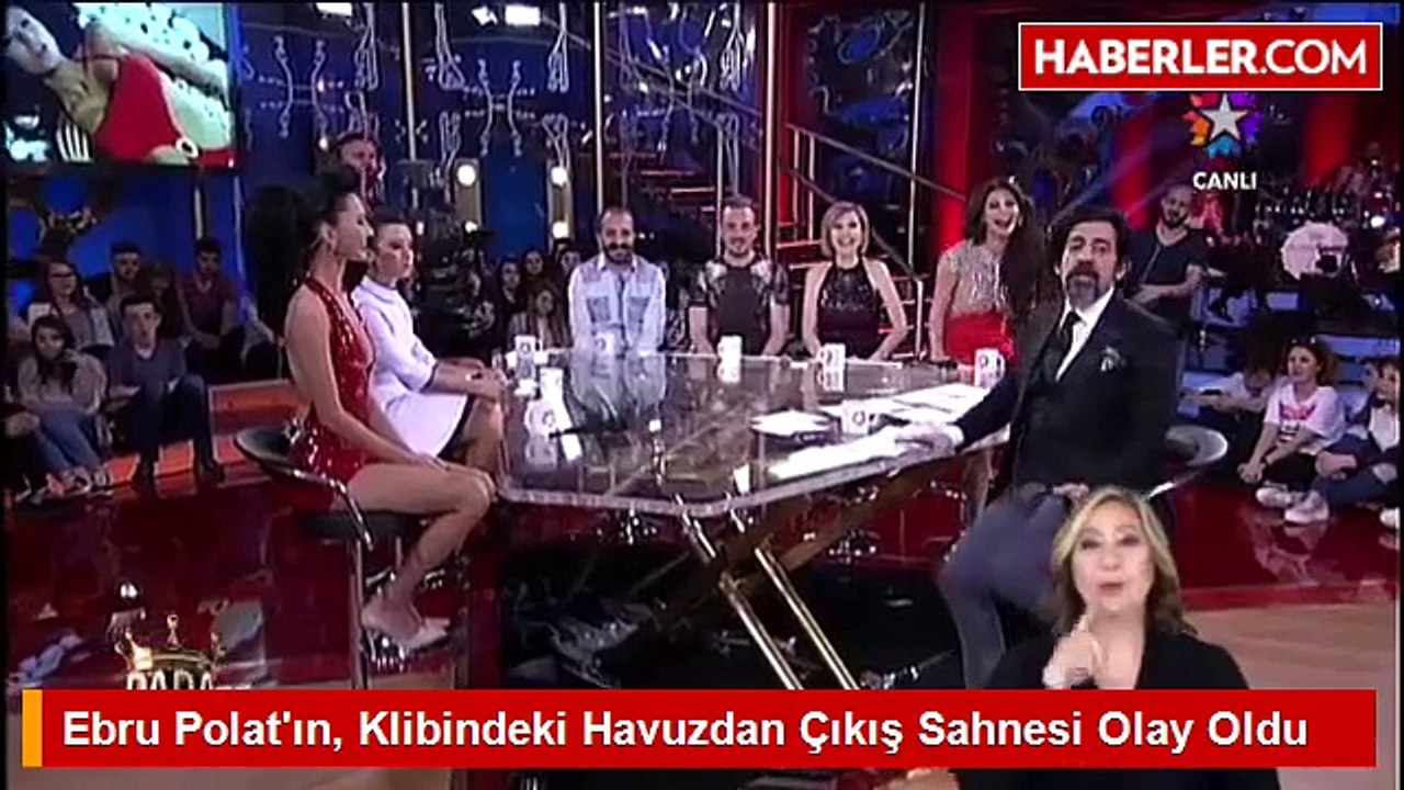 Ebru Polat'ın, Klibindeki Havuzdan Çıkış Sahnesi Olay Oldu