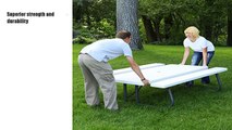 Lifetime 80215 6-Foot Folding Picnic Table, White