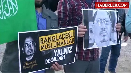 Bangladeş'te Kamaruzzaman'ın İdam Edilmesini Protesto