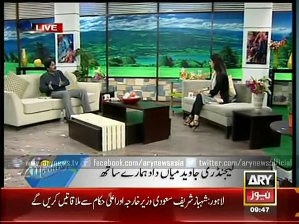 Miandad discloses his secret of Success full life in Sanam Baloch Show