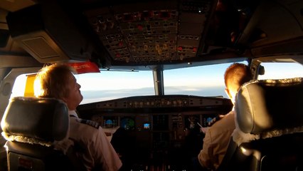 HD Full flight in the Airbus Cockpit What a view