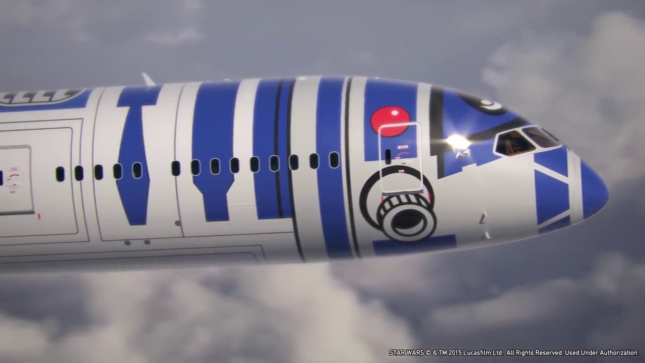 Un Boeing décoré façon R2-D2