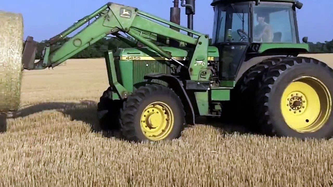 Picking Up Straw Bales