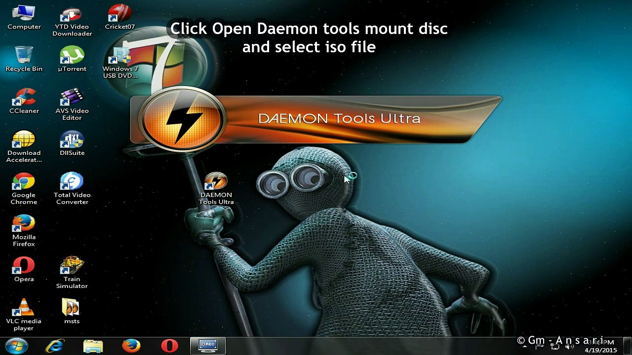 windows 8 ISO create into CD image usb