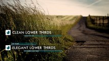 After Effects Project Files - Clean Lower Thirds - VideoHive 9742397