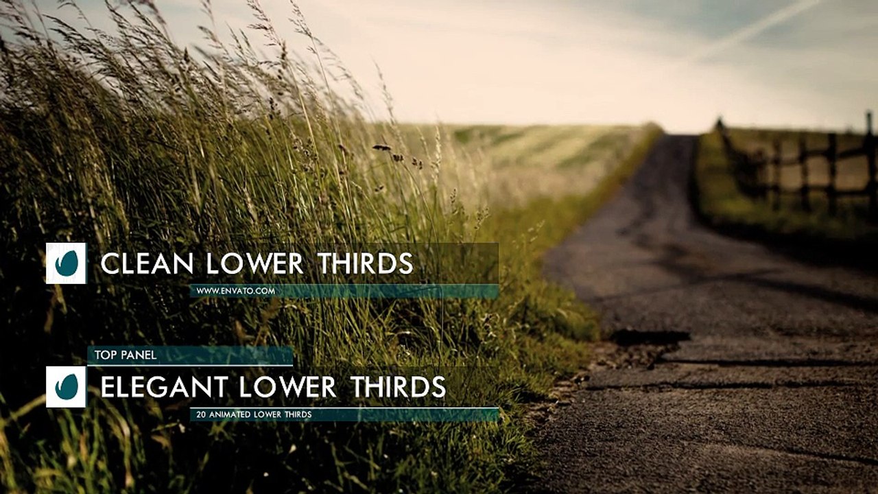 After Effects Project Files - Clean Lower Thirds - VideoHive 9742397